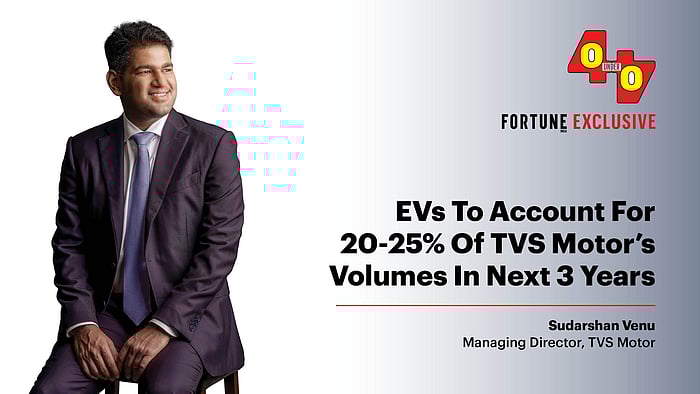 EVs a huge focus: 40u40 2024 Sudarshan Venu